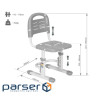 Шкільний стілець FunDesk SST3LS Grey