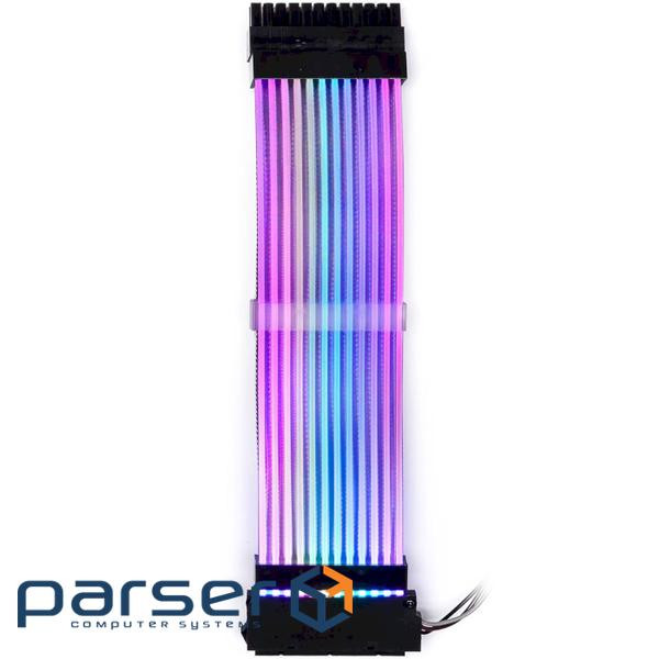 Кабель для блоку живлення QUBE 24P ATX Flat-ARGB (QBW24PFARGB)