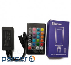 WiFi RGB (на три кольори) контролер Sonoff L2-C світлодіодних стрічок з пультом Ewelink від SONOFF