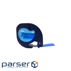 Стрічка для принтера етикеток UKRMARK D-91205-BK/BL, сумісна з DYMO 91205/S0721650, для сер (900445)