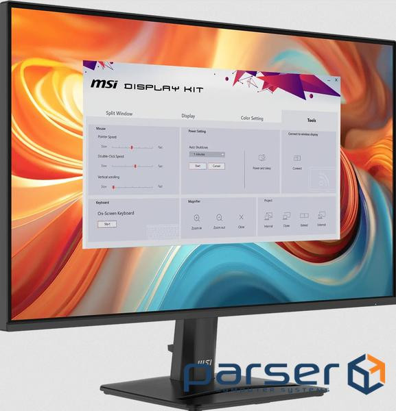 Монітор IPS 27" FHD (1920 x 1080) 1ms 144Hz 178/17 8/VGA/HDMI/DP/колонки 2*2W MSI PRO MP271 E14A