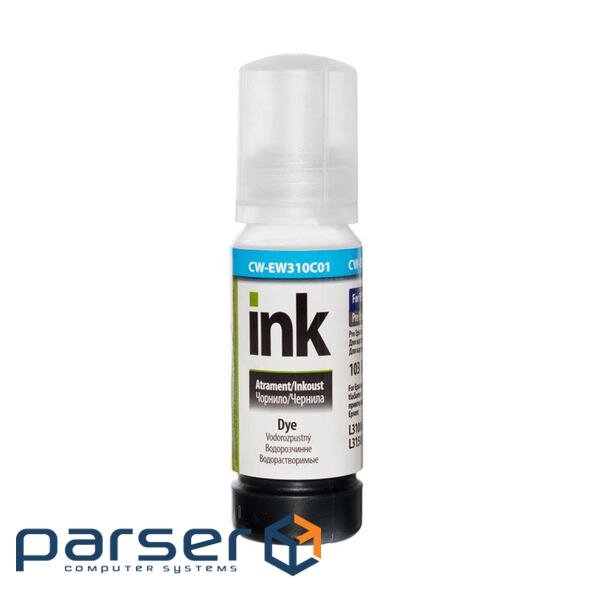 Чорнило ColorWay Epson L3100/3110/3150/3151 70мл Cyan (CW-EW310C01)