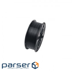 Plastic for 3D printer Gembird ABS, 1.75 mm, black, 1kg (3DP-ABS1.75-01-BK)
