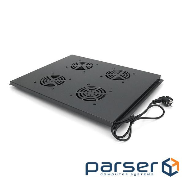 Вентиляторний модуль 4 вент. 19 1U, для глибини 800мм Merlion (31231 / JG-06-4Fan)