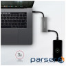 Концентратор AXAGON USB-C to 2xUSB-A + 2xUSB-C 10Gbps 0.13m gray (HMC-4G2)