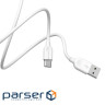 Кабель BOROFONE BX14 LinkJet Type-C devices, 1m White (BX14C1W)