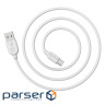 Кабель BOROFONE BX14 LinkJet Type-C devices, 1m White (BX14C1W)