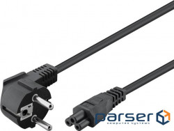 Device power cable IEC(Schuko)-(C5)Mikimaus M/F 1.8m,0.75mm S-90е Compaq, black (84.00.7069-