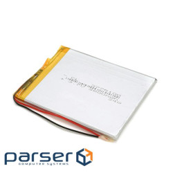 Літій-полімерний акумулятор 3.7*75*100mm (Li-ion 3.7В 3800мА&middot,год) (3775100) ) (3775100)