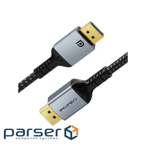 Кабель Cabletime DisplayPort - DisplayPort V 1.4 (M/M), 3 м Black (CD11N)