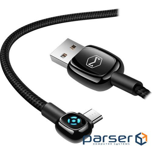 Кабель MCDODO Woodpecker Series 90 Auto Disconnect Micro-USB 1м Black (CA-5930)