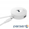 USB Hub Baseus Round Box USB/Type-C USB3.0*1 + USB2.0*3 Білий (CAHUB-GB02)