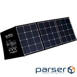 Портативна сонячна панель ECL 120W 1xUSB-C, 2xUSB-A (EC-SP120WBV) (PB930661)