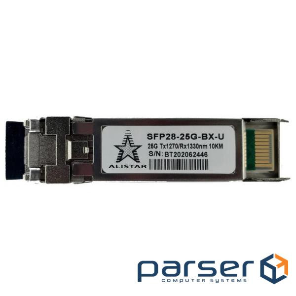 SFP Alistar Module Module SFP28 25GBASE-LR 1SM WDM LC 10KM TX1270/RX1330nm DDM/ (SFP28-LR-BX-U)