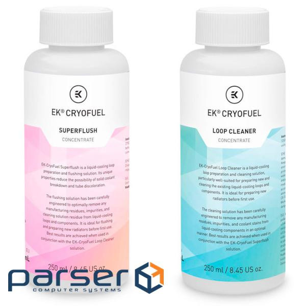 Охлаждающая жидкость EKWB EK-CryoFuel Loop Cleaner + Superflush 500л (3831109897720)