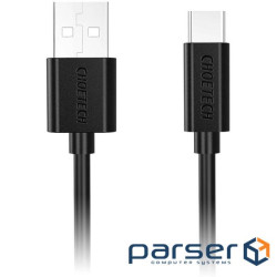 Кабель Choetech USB-USB Type-C (M/M), 3 м , Black (AC0004)