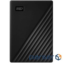 Портативний жорсткий диск WD My Passport 5TB USB3.2 Black (WDBPKJ0050BBK-WESN)