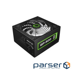 Power Supply Partizan AC220B-DC12В/ 1А (1333) GAMEMAX 450W (GM-450) Стандарт БП - ATX 12V v2.3, Мощность - 450Вт, Модуль PFC - активный, Подключение материнской платы - 20+4 pin, Подключение видеокарты - 1x6 pin, Количество разъемов SATA - 2, Количество разъемов Peripheral - 2, Тип охлаждения - вентилятор, Диаметр вентиляторов - 1x120 мм Gamemax 500W (GP-500)