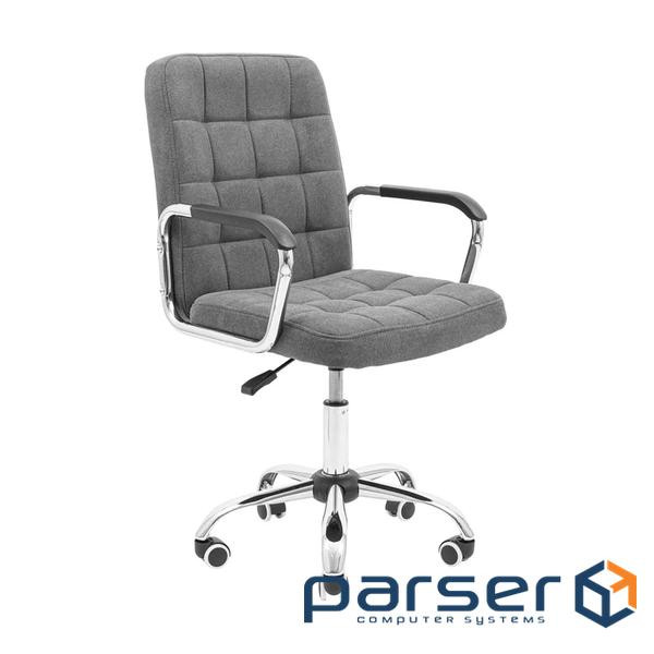 Офісне крісло Richman Брукс Хром Піастра Темно-сіре (ADD0002751)