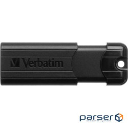 Флеш -накопічувач Verbatim PinStripe USB 3.0 64 ГБ - чорний (49318)