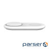 Зарядний пристрій Belkin 2in1 15W Pad Qi2 white (WIZ021VFWH)