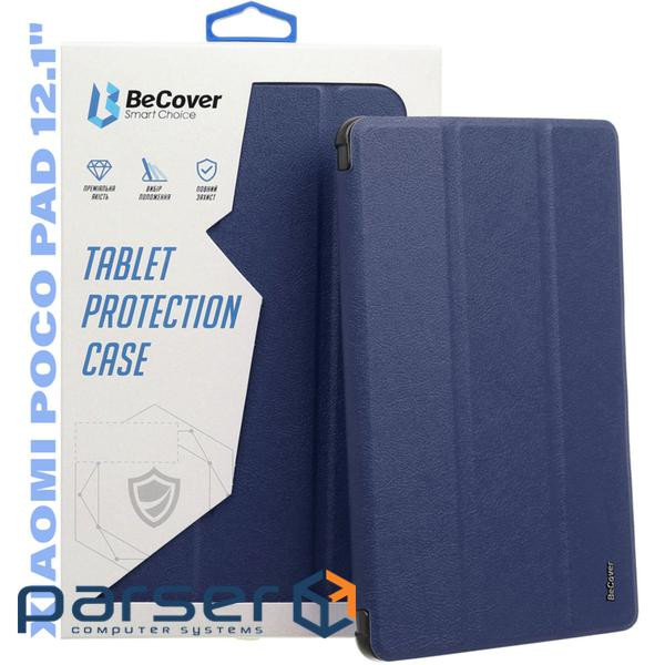 Чохол для планшета BeCover Flexible TPU Mate Xiaomi Poco Pad 12.1" Deep Blue (711583)