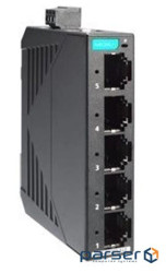 Промисловий 5-портовий некерований комутатор 10/100/1000 BaseT(X) Ethernet, 12/24 (EDS-G2005-EL)