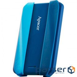Portable hard drive APACER AC533 2TB USB3.2 Vibrant Blue (AP2TBAC533U-1)