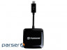 Card reader Transcend USB 2.0 OTG, Black (TS-RDP9K)