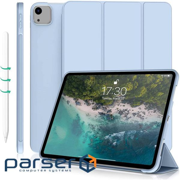 Чeхол-книжка BeCover Tri Fold Soft TPU Silicone для Apple iPad Air 13" M2 2024 Light Blue (711741)