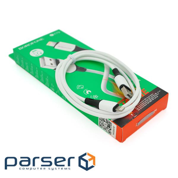 Кабель Borofone BX79, Lighting-USB, 2.4A, довжина 1м , White, BOX (Borofone BX79L / W)