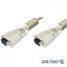 Кабель мультимедійний VGA 1.8m Digitus (AK-310103-018-E)