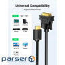 Кабель мультимедійний HDMI M to DVI M 1.5m HD106 black Ugreen (11150)