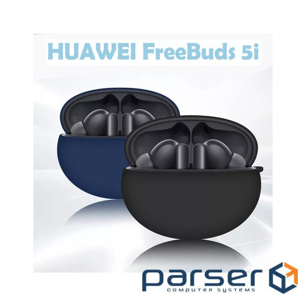 Чохол для навушників BeCover Silicon для Huawei FreeBuds 5i Deep Blue (710177)