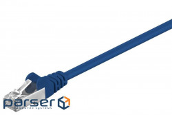 Патч-корд фольгований RJ45 FTP5e 30.0m,patch AWG26 D=5.5mm Gold Protect,синій (75.05.0864-5) (75.05.0864-5)