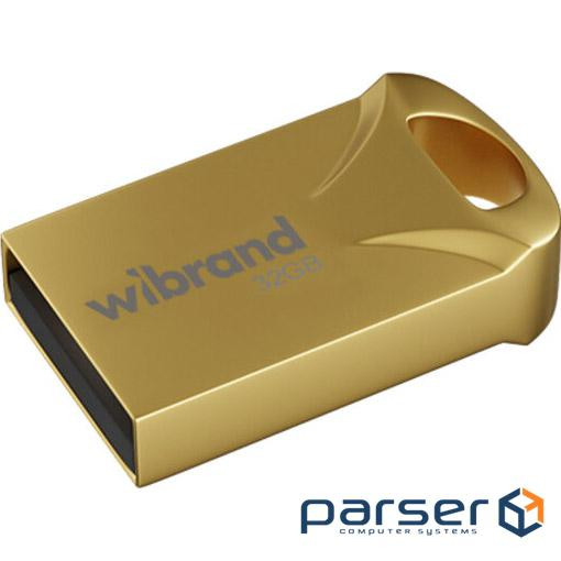 Флешка WIBRAND Hawk 32GB USB2.0 Gold (WI2.0/HA32M1G)