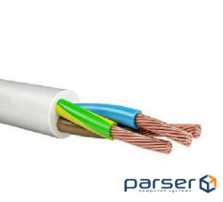 Cable Odeskabel PVSm 2 * 10.0 + 1 * 10.0 price per meter (bukh.100m) white (5291 100m)