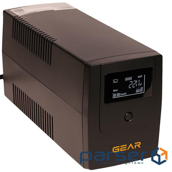 Пристрій безперебійного живлення GEAR GU-800PLCD