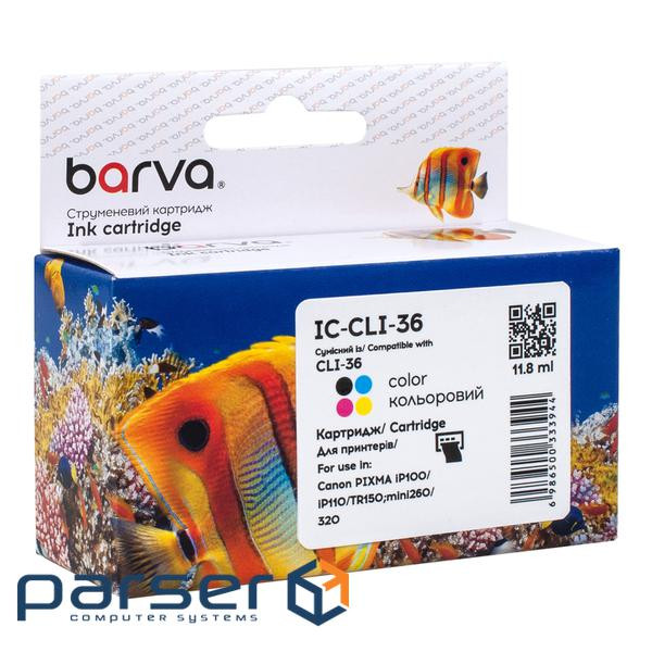 Картридж Barva Canon CLI-36 Color (1511B001) 250ст Color (IC-CLI-36)