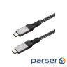 Кабель Cablexpert CCBP-USB4-CMCM240-0.5M, преміум якість, USB4, C-тато/C-тато, 0,5 м.