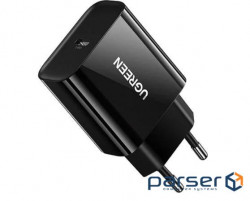 Зарядний пристрій Ugreen CD137 20W Type-C PD Charger (Black) (10191) (10191 Black)