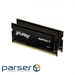 Модуль пам'яті KINGSTON FURY Impact SO-DIMM DDR4 2666MHz 32GB Kit 2x16GB (KF426S16IBK2/32)