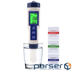 Аналізатор якості води ТДС / РН / Ес / SALT / Темп 5-в-1 EZ-9909A -1 EZ-9909A