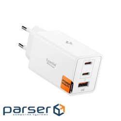 Зарядний пристрій Spigen 2xUSB-C PD + 1xUSB 67W white (ACH08710)