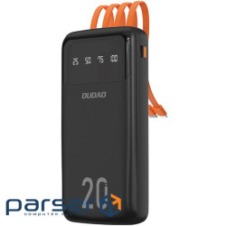 УМБ Dudao 20000mAh K6Pro+ 10W USB-A,USB-C In/Out,with USB-C/Lightning/MicroUSB/USB-A (6977196682393)