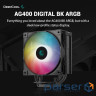 Кулер для процесора Deepcool AG400 DIGITAL BK ARGB