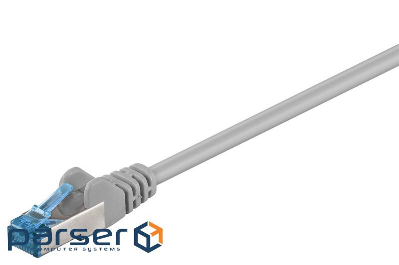 Патч-корд екранований RJ45 SFTP6a 20.0m,patch AWG27 D=6.0mm LSOH Gold Cu,сірий (75.09.4139-1) (75.09.4139-1)