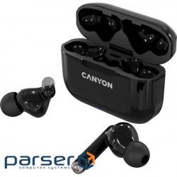 CANYON TWS-3, Bluetooth headset, with microphone, BT V5.0, Bluetrum AB5376A2, battery (CNE-CBTHS3B)