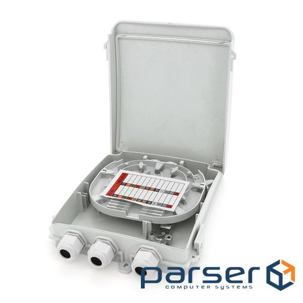 Оптоволоконна сполучна коробка Merlion ML-OP-S312, SC/LC/FC, 8 волокон 