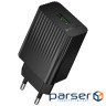 Зарядний пристрій BOROFONE BAS72A USB QC3.0 18W black (6941991122637)